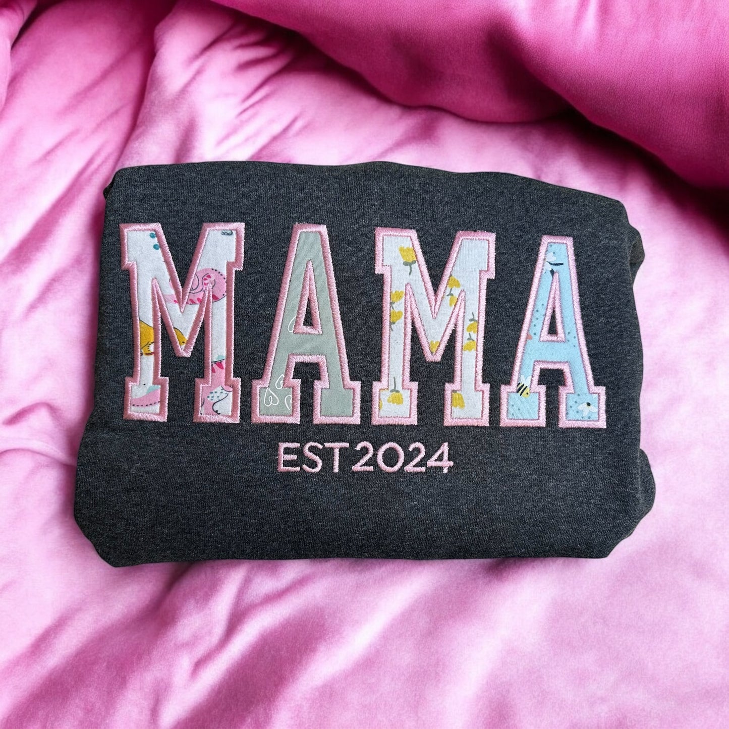 Appliqué Embroidered Sweatshirt