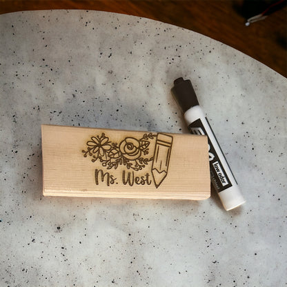 Personalized Dry Erase Board Eraser