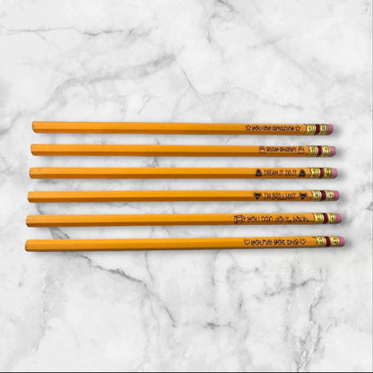 Personalized Laser Engraved Pencils