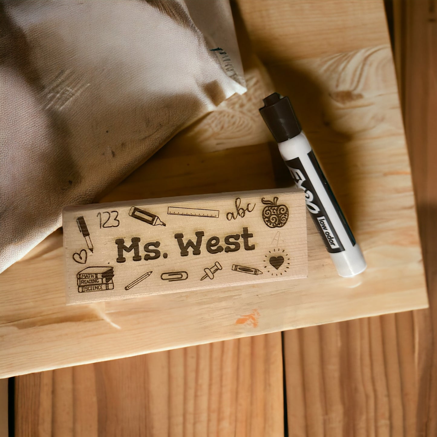 Personalized Dry Erase Board Eraser