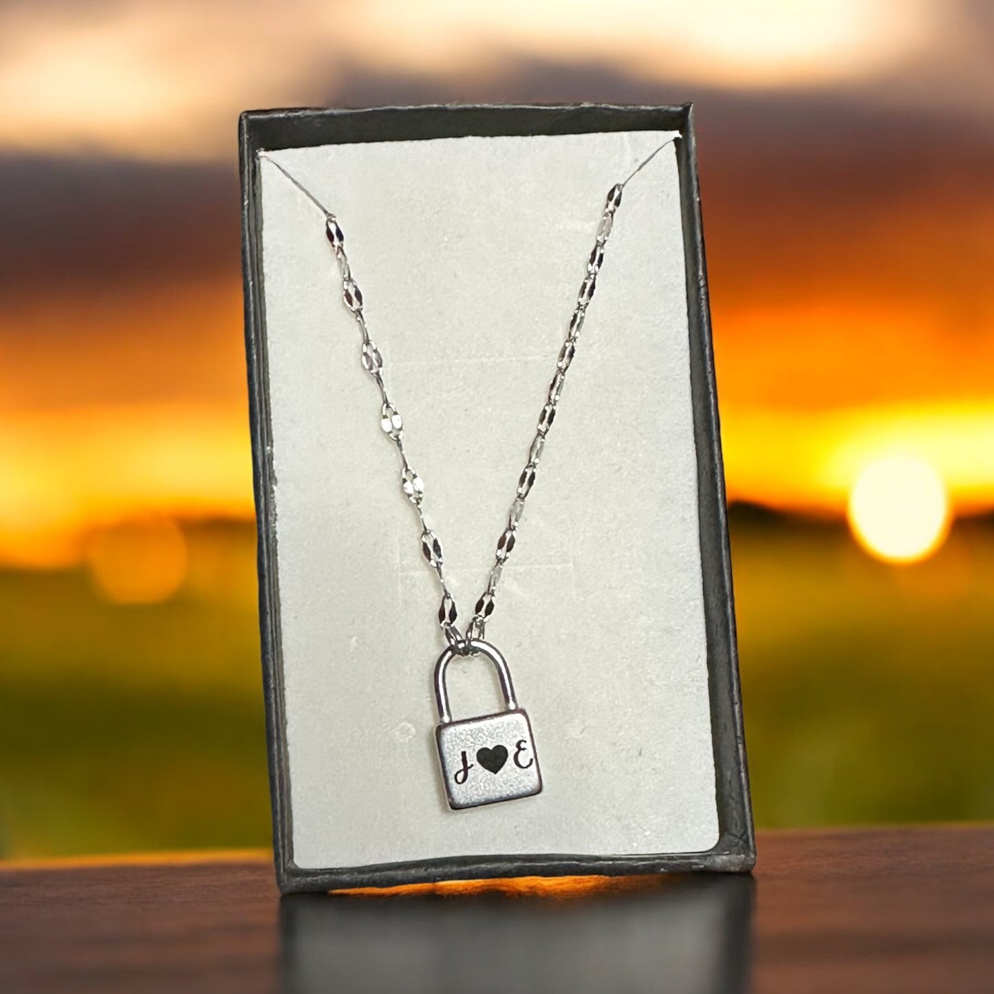 Personalized Lock Necklace