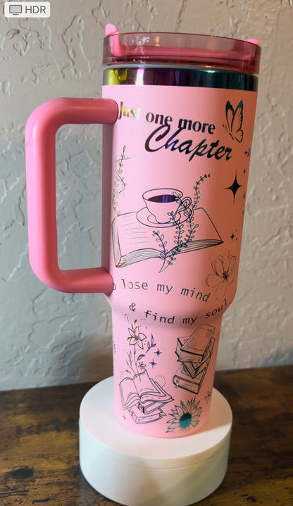 Custom 40oz laser engraved tumbler