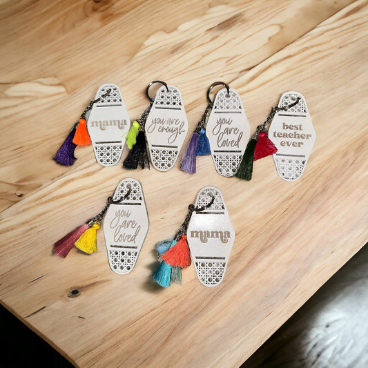 Wood Keychains